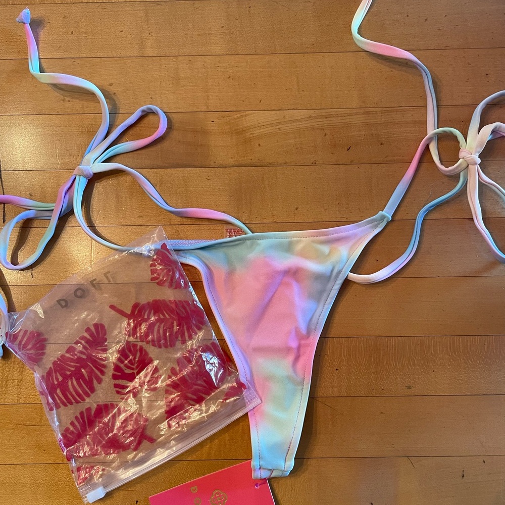 Doll.com swimwear unicorn g-string thong - new - M